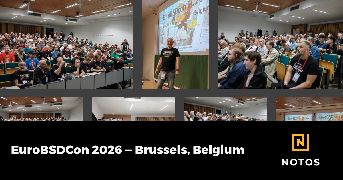 EuroBSDCon 2026 — Brussels, Belgium